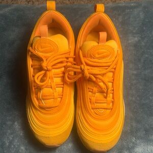 Nike Kids Vibrant Orange Sneakers